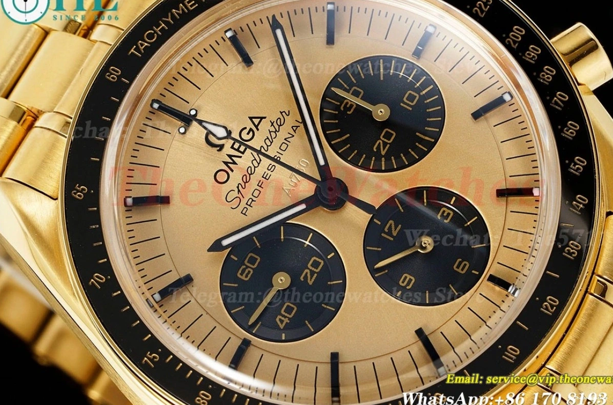 YG Mod RMF Gold Speedmaster 41mm YG A7750 Dial 0522